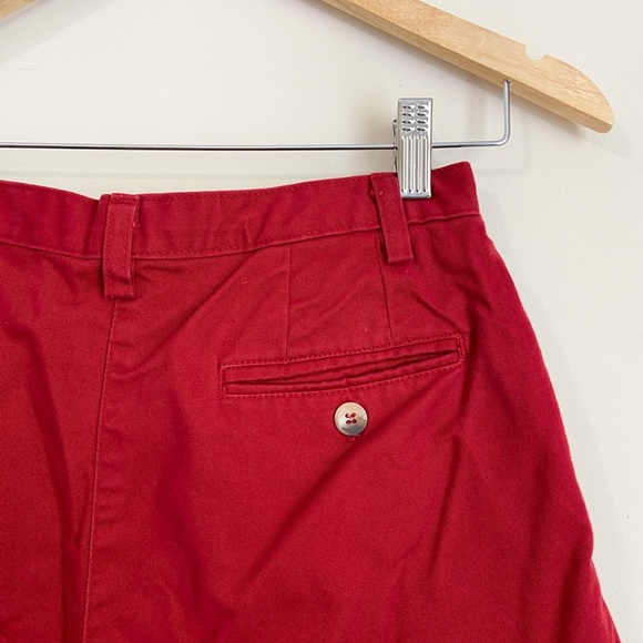 White Stag Red High Waisted Pleated Shorts Fourth of July - Picture 6 of 6